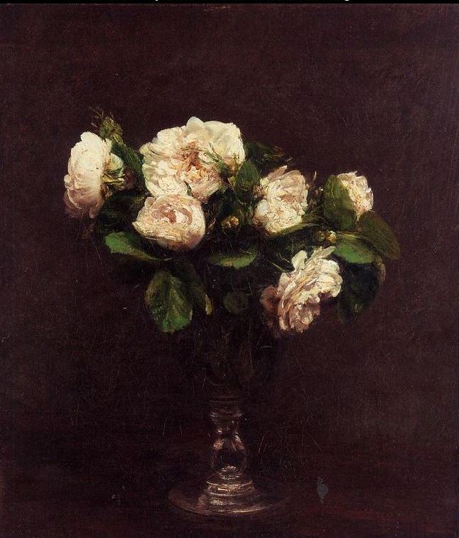 Henri Fantin-Latour White Roses